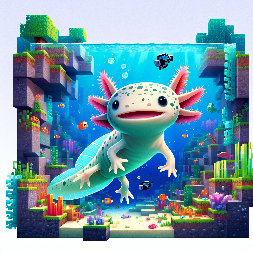 Axolotl Adventure: Exploring Minecraft's Underwater Ecosystem