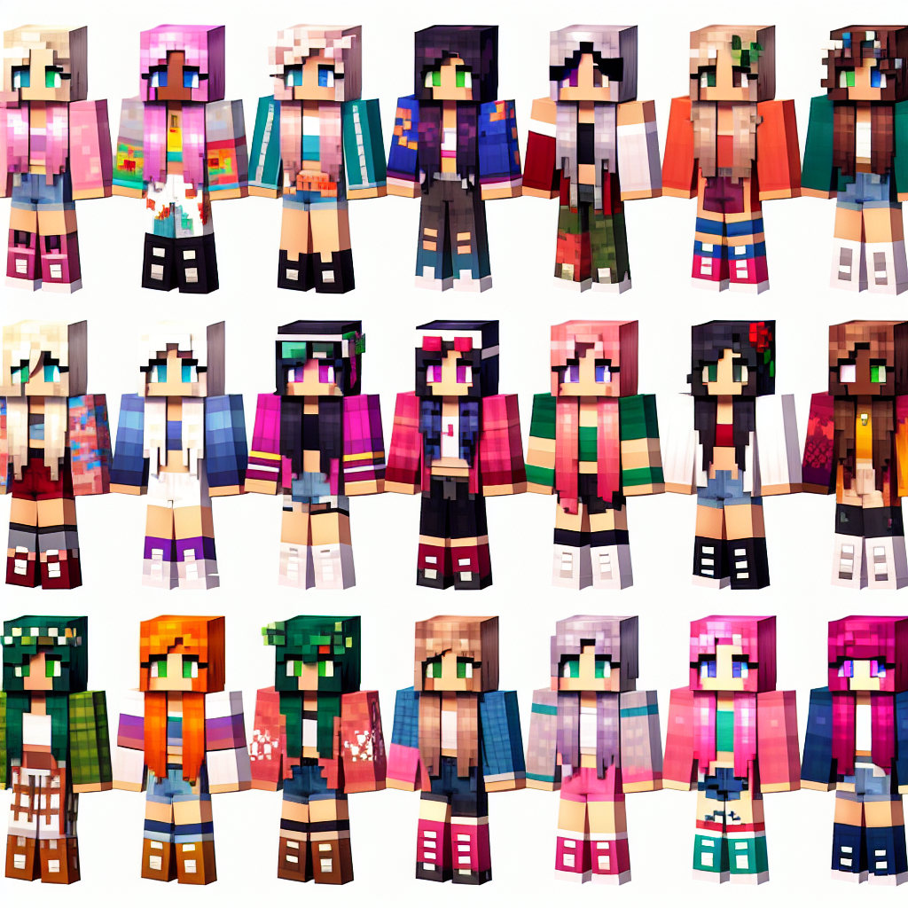 Top Trends in Minecraft Skin Girl Designs